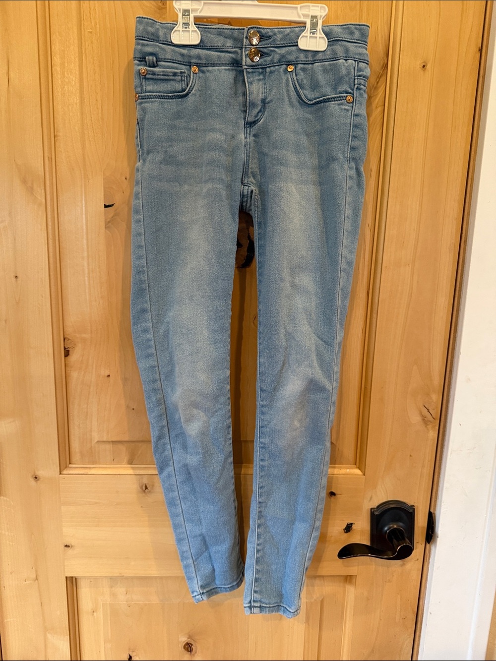 DKNY Light Blue Kid’s Skinny Stretch Jeans